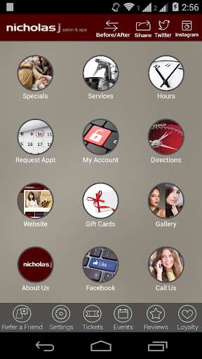 Run android online APK Nicholas J. Salon & Spa from MyAndroid or emulate Nicholas J. Salon & Spa using MyAndroid Run android online APK Nicholas J. Salon & Spa from MyAndroid or emulate Nicholas J. Salon & Spa using MyAndroid