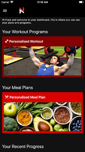 Emulate Android APK Nick Arace Fitness