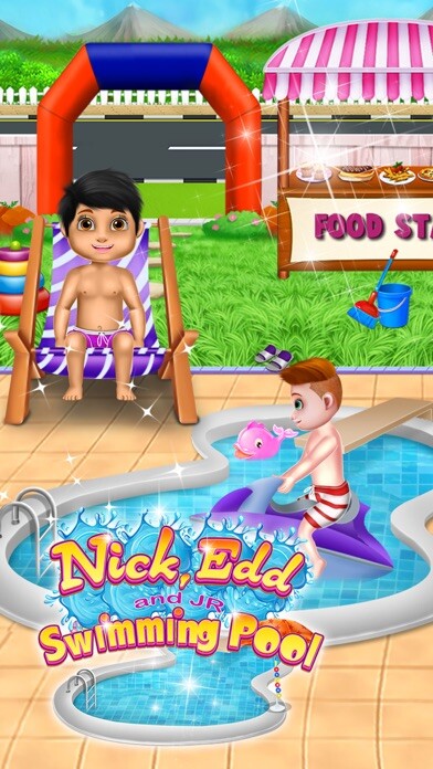Emulate iPhone app Nick, Edd and JR Swimming Pool using MyAndroid