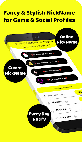 Run android online APK Nickname Generator For Game from MyAndroid or emulate Nickname Generator For Game using MyAndroid