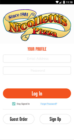 Run android online APK Nicollettis Pizza from MyAndroid or emulate Nicollettis Pizza using MyAndroid