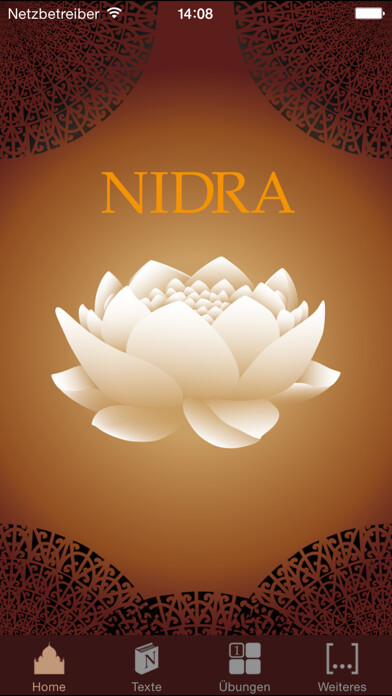 Emulate iPhone app Nidra - Relax using MyAndroid