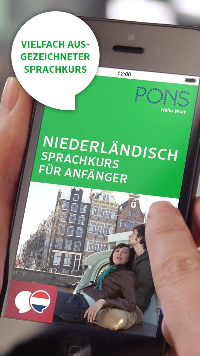 Emulate iPhone app Niederländisch lernen - PONS Sprachkurs für Anfänger using MyAndroid