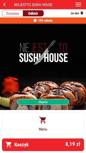 Run android online APK NIEJESTTO SUSHI HOUSE from MyAndroid or emulate NIEJESTTO SUSHI HOUSE using MyAndroid