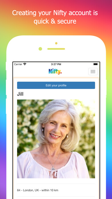Emulate iPhone app Nifty - Over 40 LGBTQ+ using MyAndroid Emulate iPhone app Nifty - Over 40 LGBTQ+ using MyAndroid