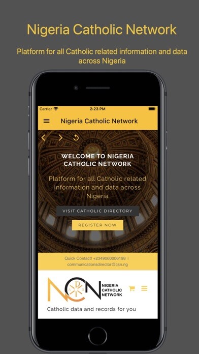 Emulate iPhone app Nigeria Catholic Network - CSN using MyAndroid Emulate iPhone app Nigeria Catholic Network - CSN using MyAndroid