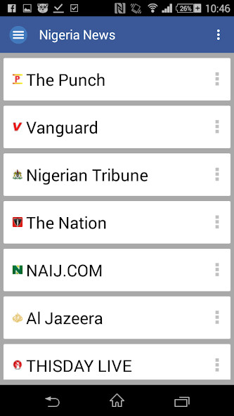 Emulate Android APK Nigerian News