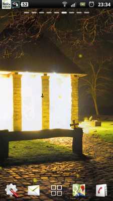 Emulate Android APK night chapel lwp