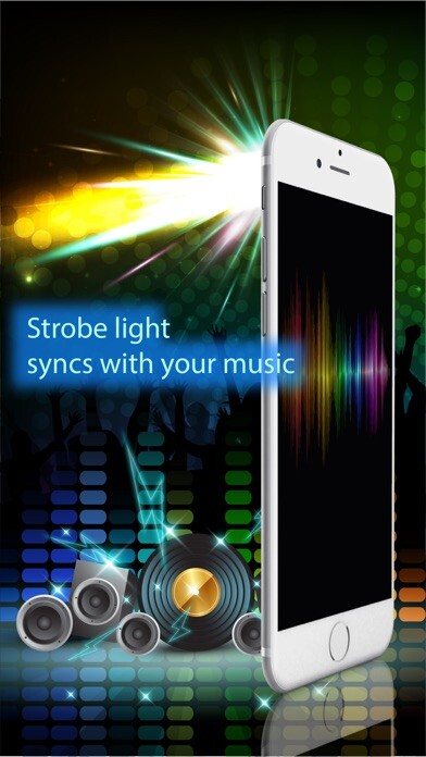 Emulate iPhone app Night club strobe light-synced with your music using MyAndroid Emulate iPhone app Night club strobe light-synced with your music using MyAndroid