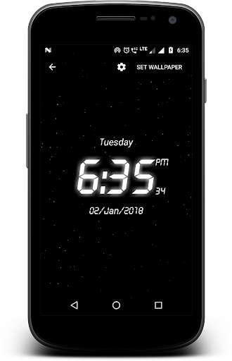 Run android online APK Night Digital Clock lwp from MyAndroid or emulate Night Digital Clock lwp using MyAndroid