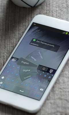 Emulate Android APK Night in cosmos Keyboard Theme