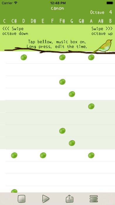 Emulate iPhone app Nightingale Music Box using MyAndroid Emulate iPhone app Nightingale Music Box using MyAndroid