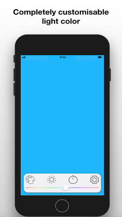 Emulate iPhone app Night Light - Reading Lamp using MyAndroid