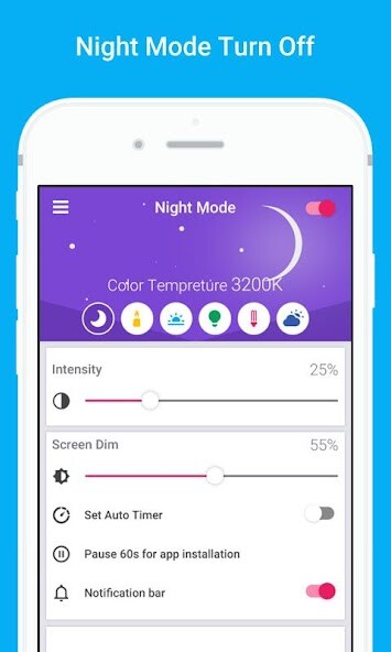 Emulate Android APK Night Mode : Blue Ray Filter Emulate Android APK Night Mode : Blue Ray Filter