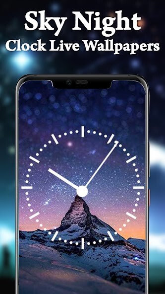 Run android online APK Night Sky Clock: HD Live Wallpapers from MyAndroid or emulate Night Sky Clock: HD Live Wallpapers using MyAndroid