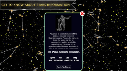 Emulate iPhone app Night Skyview Star Rover Space using MyAndroid