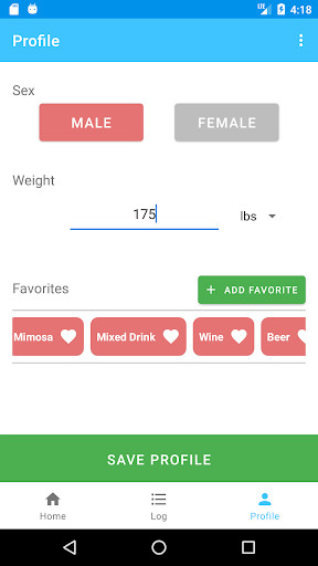 Run android online APK Nights Out - BAC Calculator from MyAndroid or emulate Nights Out - BAC Calculator using MyAndroid