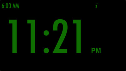 Emulate iPhone app Nightstand Alarm Free using MyAndroid