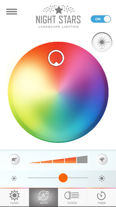 Emulate iPhone app Night Stars Landscape Light Bluetooth Remote using MyAndroid Emulate iPhone app Night Stars Landscape Light Bluetooth Remote using MyAndroid