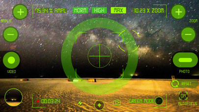 Emulate iPhone app Night Vision Zoom 10x using MyAndroid
