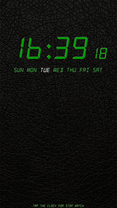 Emulate iPhone app Night Watch Stop Watch using MyAndroid