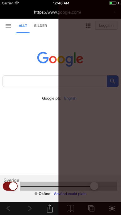 Emulate iPhone app Night Web Browser by Alex using MyAndroid Emulate iPhone app Night Web Browser by Alex using MyAndroid