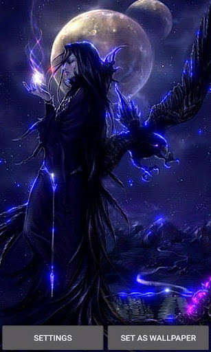Run android online APK Night Witch Live Wallpaper from MyAndroid or emulate Night Witch Live Wallpaper using MyAndroid