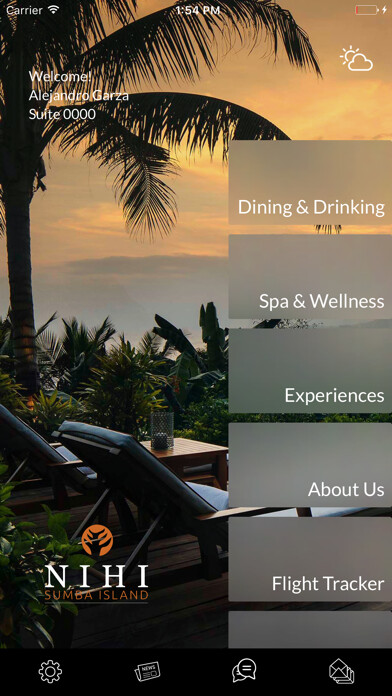 Emulate iPhone app Nihi Sumba Island using MyAndroid