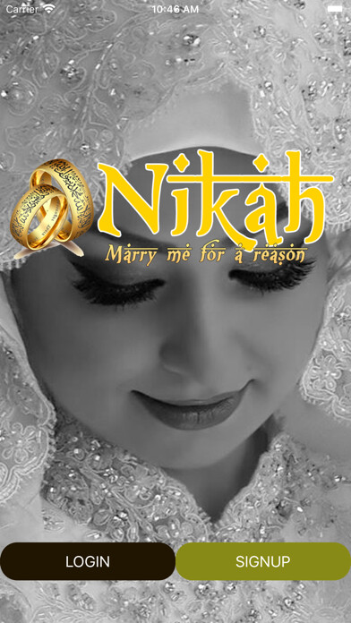 Emulate iPhone app Nikah - Muslim Matrimony using MyAndroid
