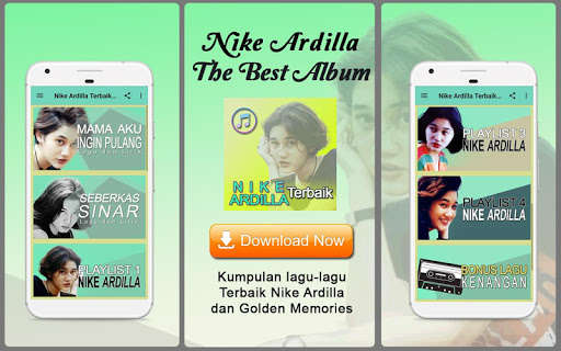 Run android online APK Nike Ardilla The Best Album from MyAndroid or emulate Nike Ardilla The Best Album using MyAndroid