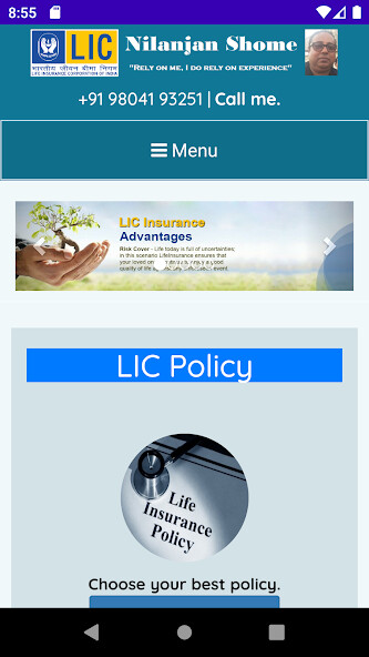 Run android online APK Nilanjan Shome - Insurance Consultant from MyAndroid or emulate Nilanjan Shome - Insurance Consultant using MyAndroid