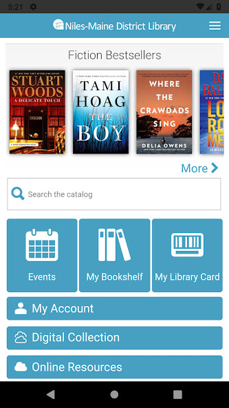 Run android online APK Niles-Maine District Library from MyAndroid or emulate Niles-Maine District Library using MyAndroid