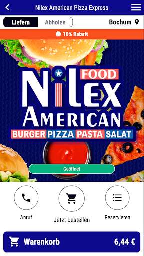 Run android online APK Nilex American Pizza Express from MyAndroid or emulate Nilex American Pizza Express using MyAndroid