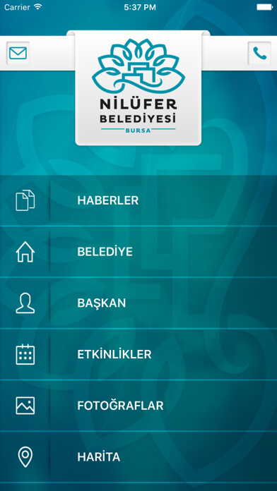 Emulate iPhone app Nilüfer Belediyesi using MyAndroid Emulate iPhone app Nilüfer Belediyesi using MyAndroid
