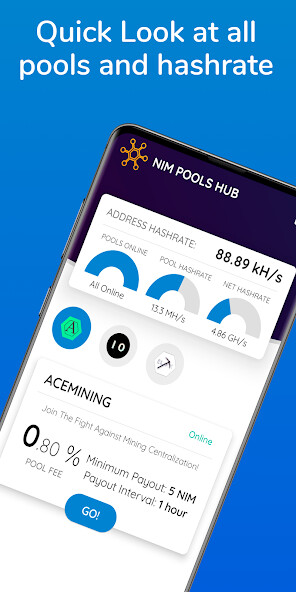 Run android online APK NIM Pools Hub - Pools Monitor from MyAndroid or emulate NIM Pools Hub - Pools Monitor using MyAndroid