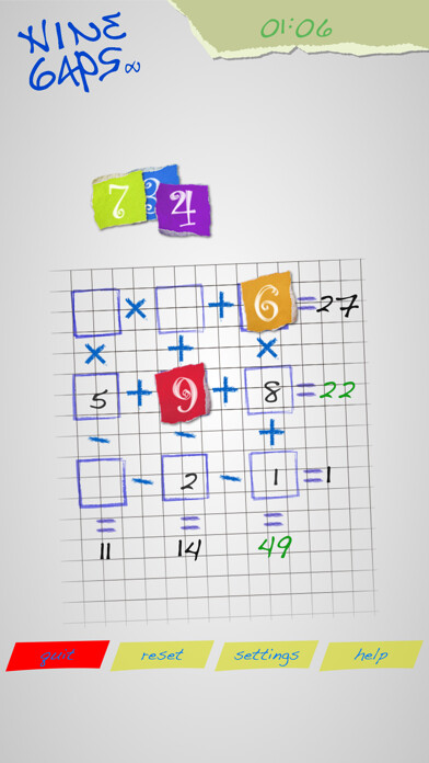 Emulate iPhone app NineGaps using MyAndroid