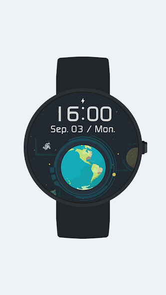 Run android online APK Nine Planets Watch Face from MyAndroid or emulate Nine Planets Watch Face using MyAndroid