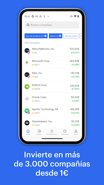 Run android online APK Ninety Nine: Invierte en Bolsa from MyAndroid or emulate Ninety Nine: Invierte en Bolsa using MyAndroid