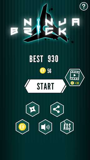 Run android online APK Ninja Brick - Breakout from MyAndroid or emulate Ninja Brick - Breakout using MyAndroid