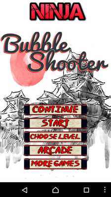 Emulate Android APK Ninja : Bubble Shooter