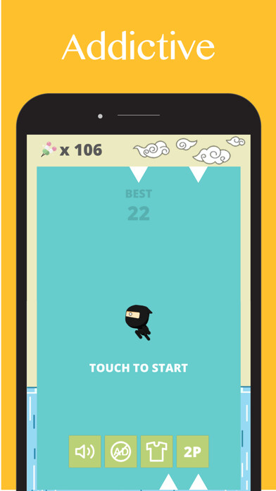 Emulate iPhone app Ninja Jump - Ninja Arashi&Tobu using MyAndroid