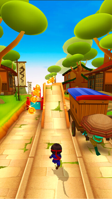 Emulate iPhone app Ninja Kid Run VR: Fun Games using MyAndroid
