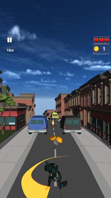Emulate iPhone app Ninja Runner Go Fruit Cutter using MyAndroid