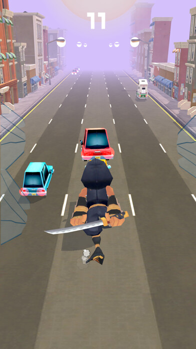 Emulate iPhone app ninja running road using MyAndroid Emulate iPhone app ninja running road using MyAndroid