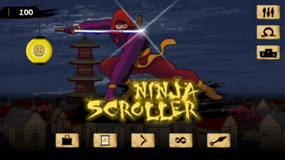 Emulate iPhone app Ninja Scroller: The Awakening using MyAndroid