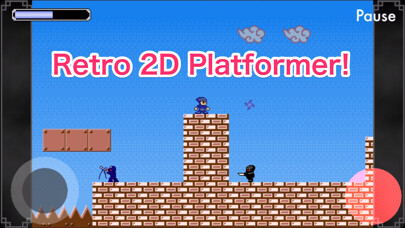 Emulate iPhone app Ninja Shaw - Retro platformer! using MyAndroid Emulate iPhone app Ninja Shaw - Retro platformer! using MyAndroid