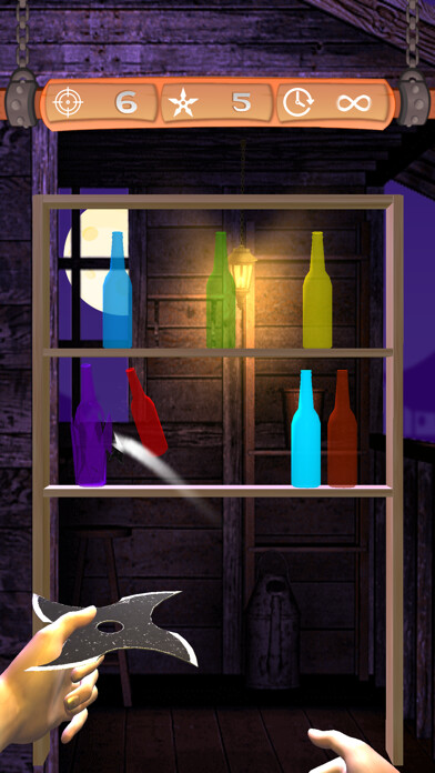 Emulate iPhone app Ninja Shuriken Hit & Knockdown using MyAndroid Emulate iPhone app Ninja Shuriken Hit & Knockdown using MyAndroid