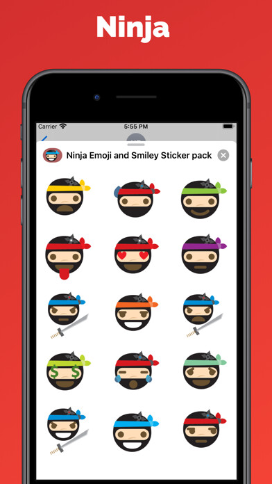 Emulate iPhone app Ninja Stickers for iMessage using MyAndroid Emulate iPhone app Ninja Stickers for iMessage using MyAndroid