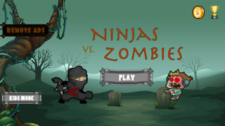 Emulate iPhone app Ninja Vs Zombies - Village Highway using MyAndroid