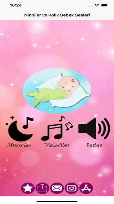 Emulate iPhone app Ninniler & Kolik Bebek Sesleri using MyAndroid